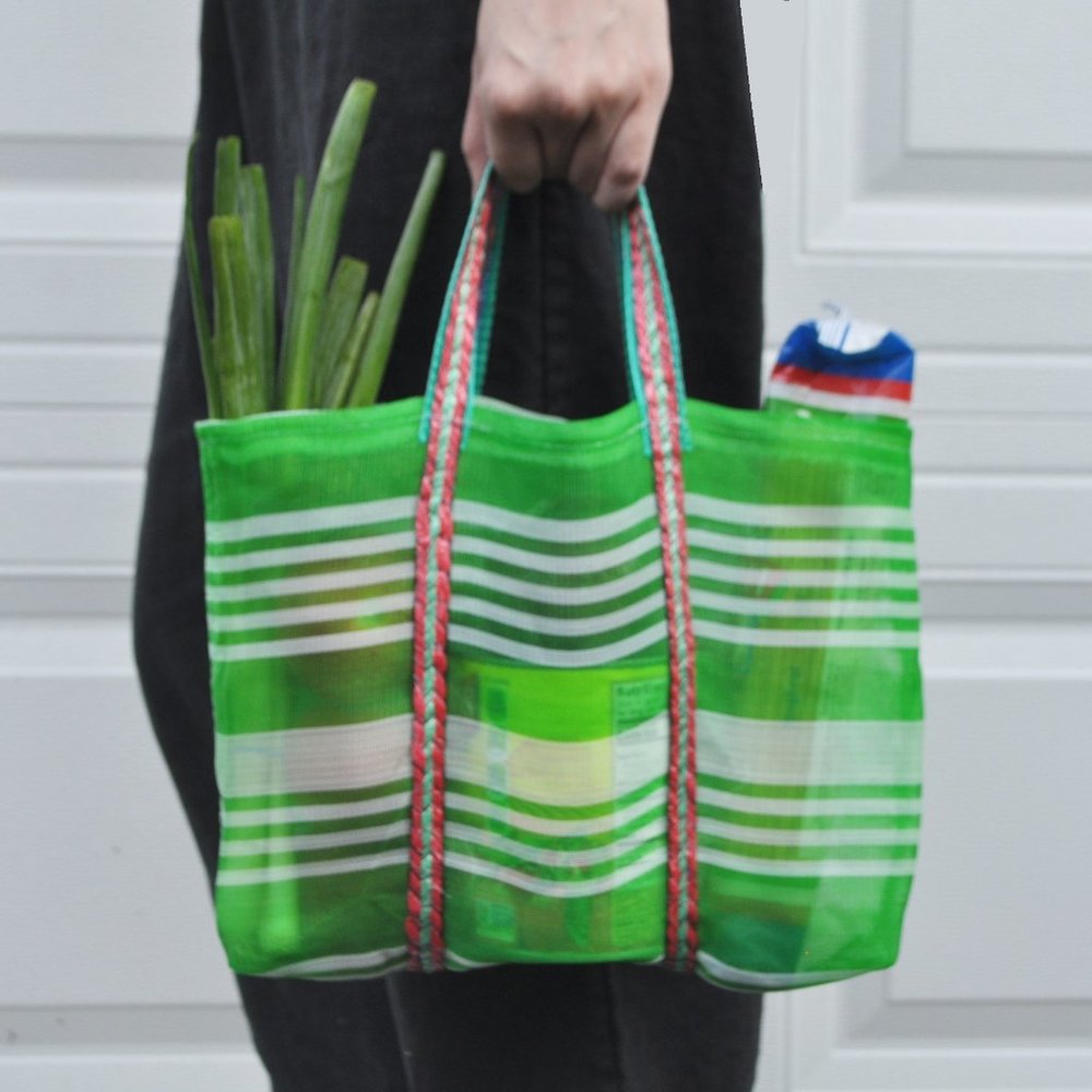Lulu's Last-Minute Mini Mart Mesh Market Bag/Tote